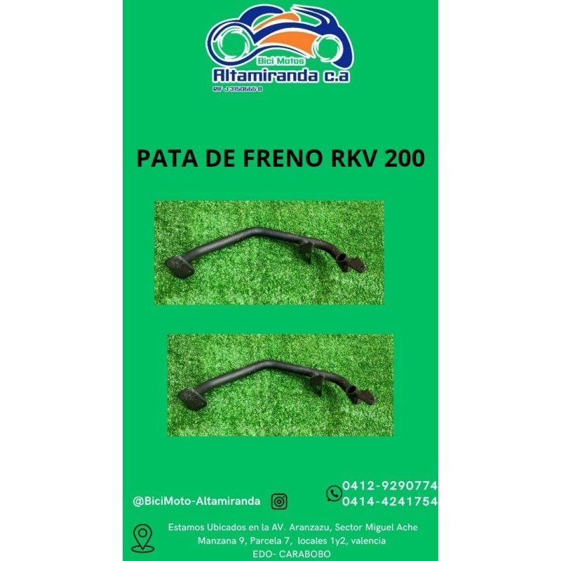 Pata de freno RKV-200