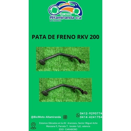 Pata de freno RKV-200