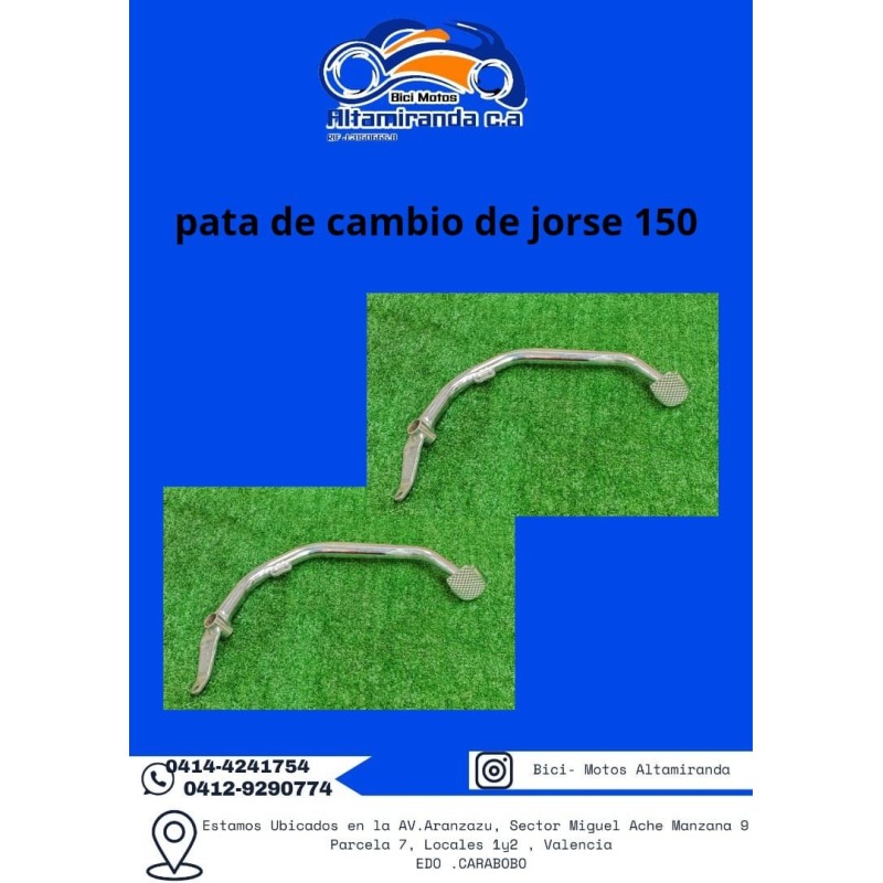 Pata de cambio jorse 150