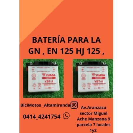 Batería YB7-A