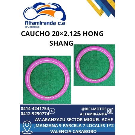 Caucho 20x2.125