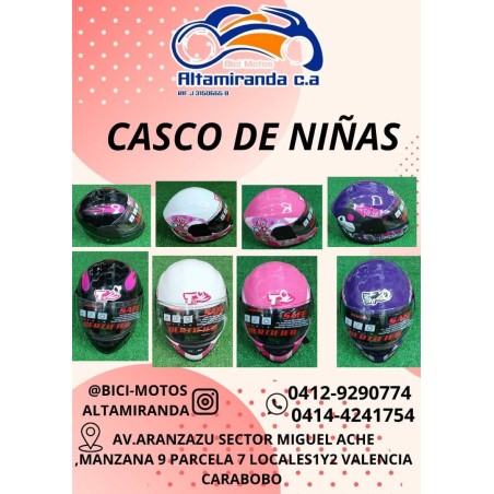 Casco semi integral para niños