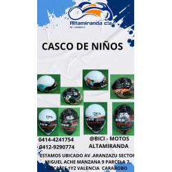 Casco semi integral para niños