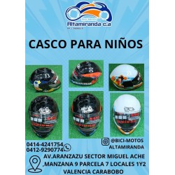Casco semi integral para niños
