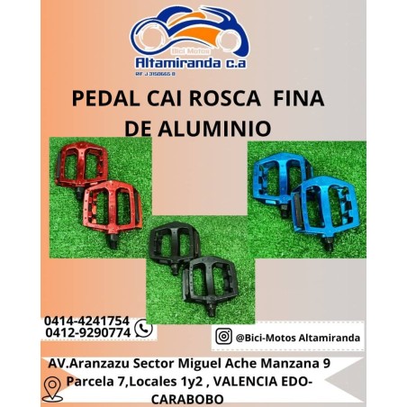 Pedal de aluminio