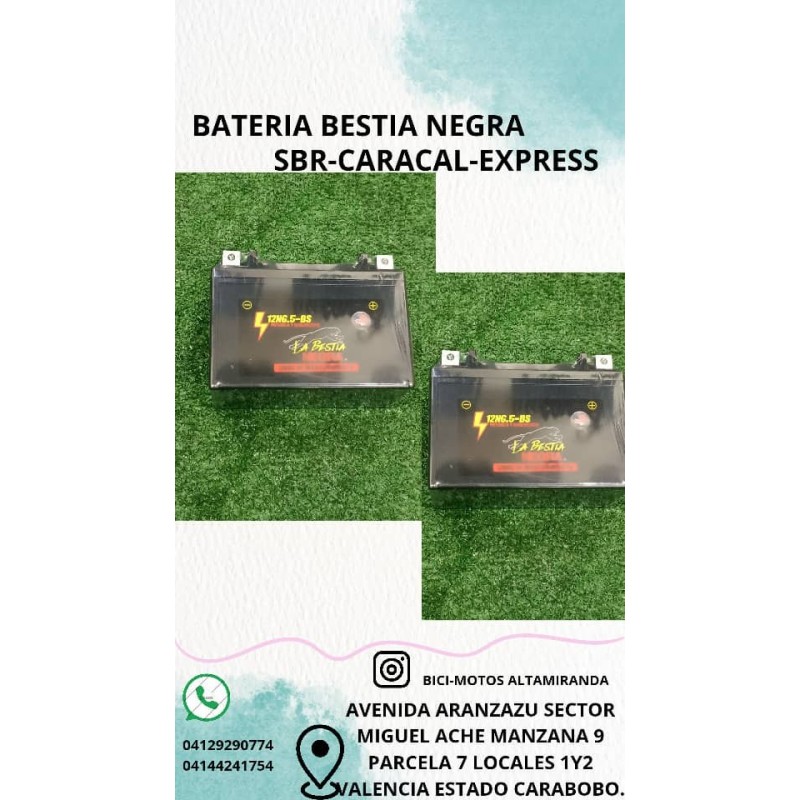 Batería bestia negra