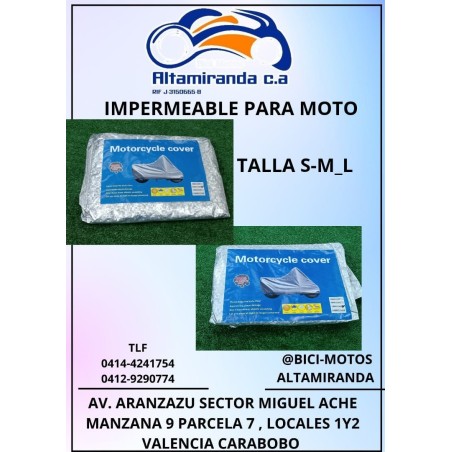 Impermeable para moto