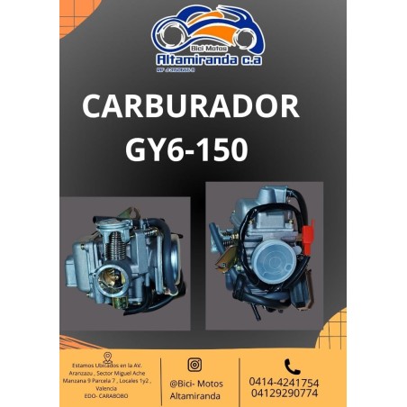 CARBURADOR GY6-150