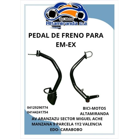 PEDAL DE FRENO DE EM EX