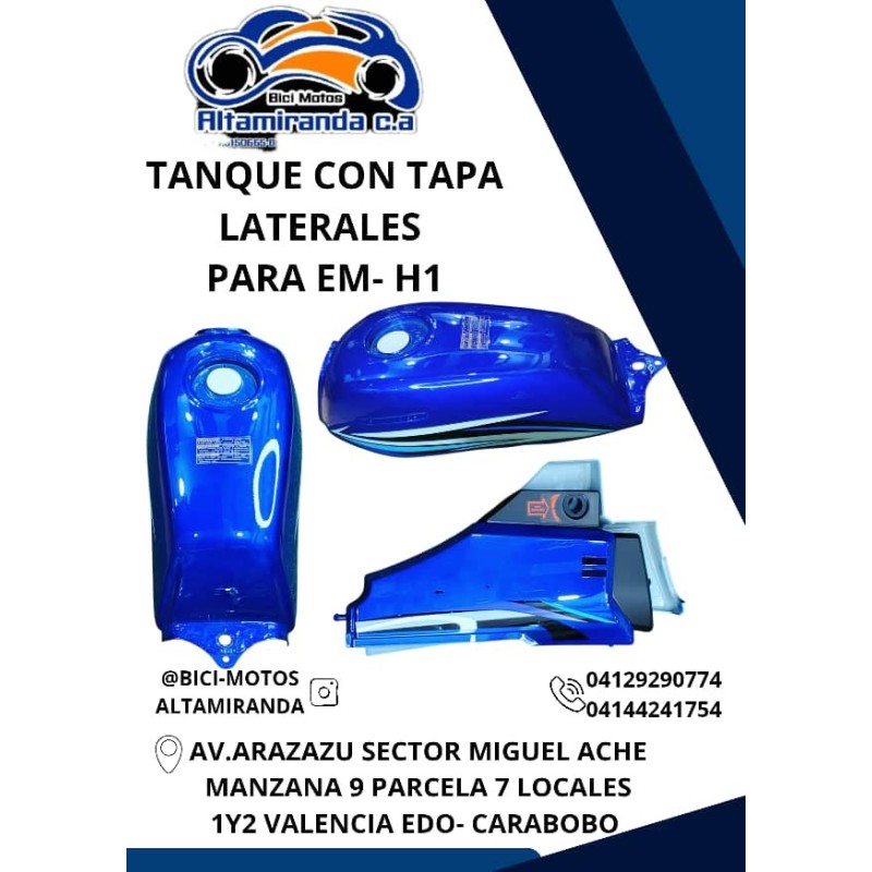 TANQUE CON TAPA LATERALES PARA EM-H1