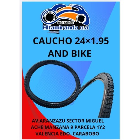 CAUCHO 24X1.95 AND BIKE
