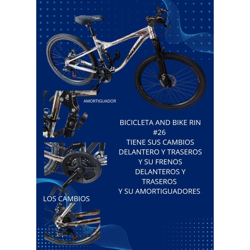 BICICLETA AND BIKE RIN 26