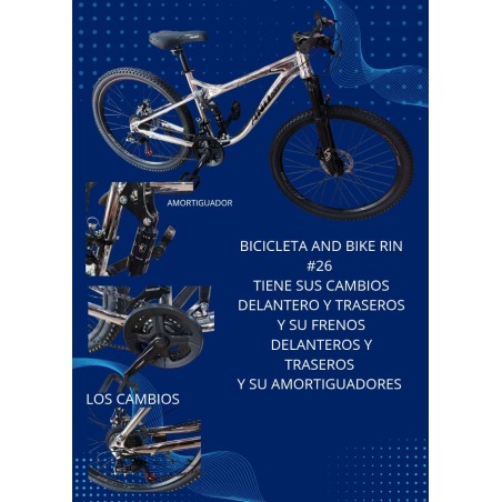 BICICLETA AND BIKE RIN 26