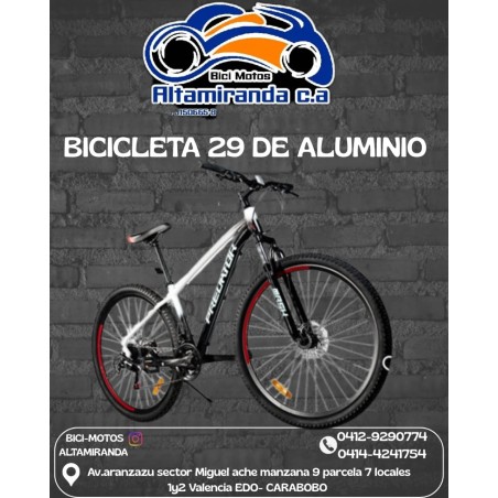 BICICLETA RIN 29 DE ALUMINIO