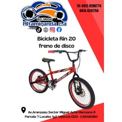 BICICLETA RIN 20 CROSS
