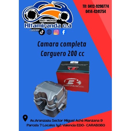 CAMARA COMPLETA DE CARGUERO 200cc